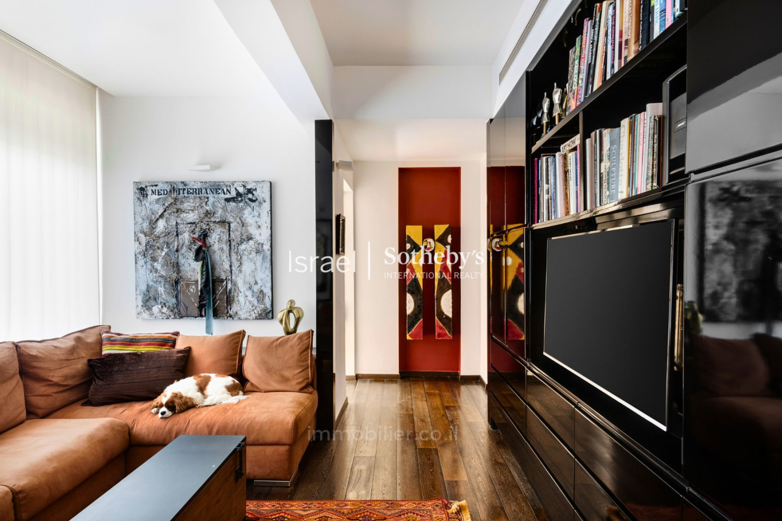 Dzielnica mieszkaniowa Appartement duplex concu architecturalement a tel aviv nord