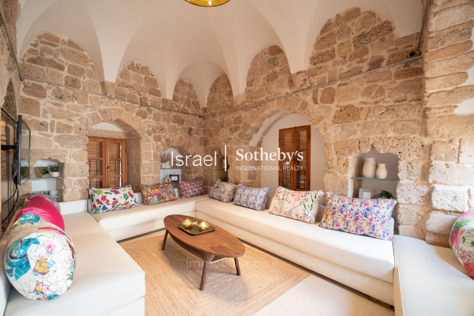 Dzielnica mieszkaniowa Maison privee de style marocain dans un batiment ottoman dans le vieux jaffa