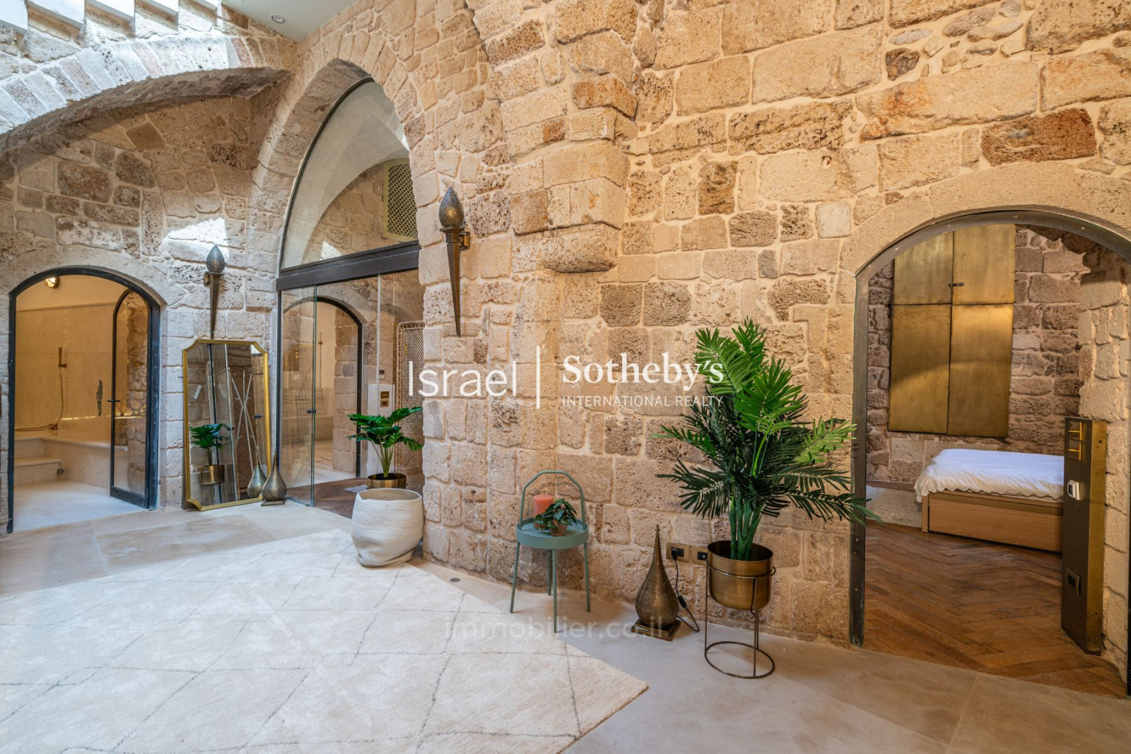 Dzielnica mieszkaniowa Maison privee de style marocain dans un batiment ottoman dans le vieux jaffa