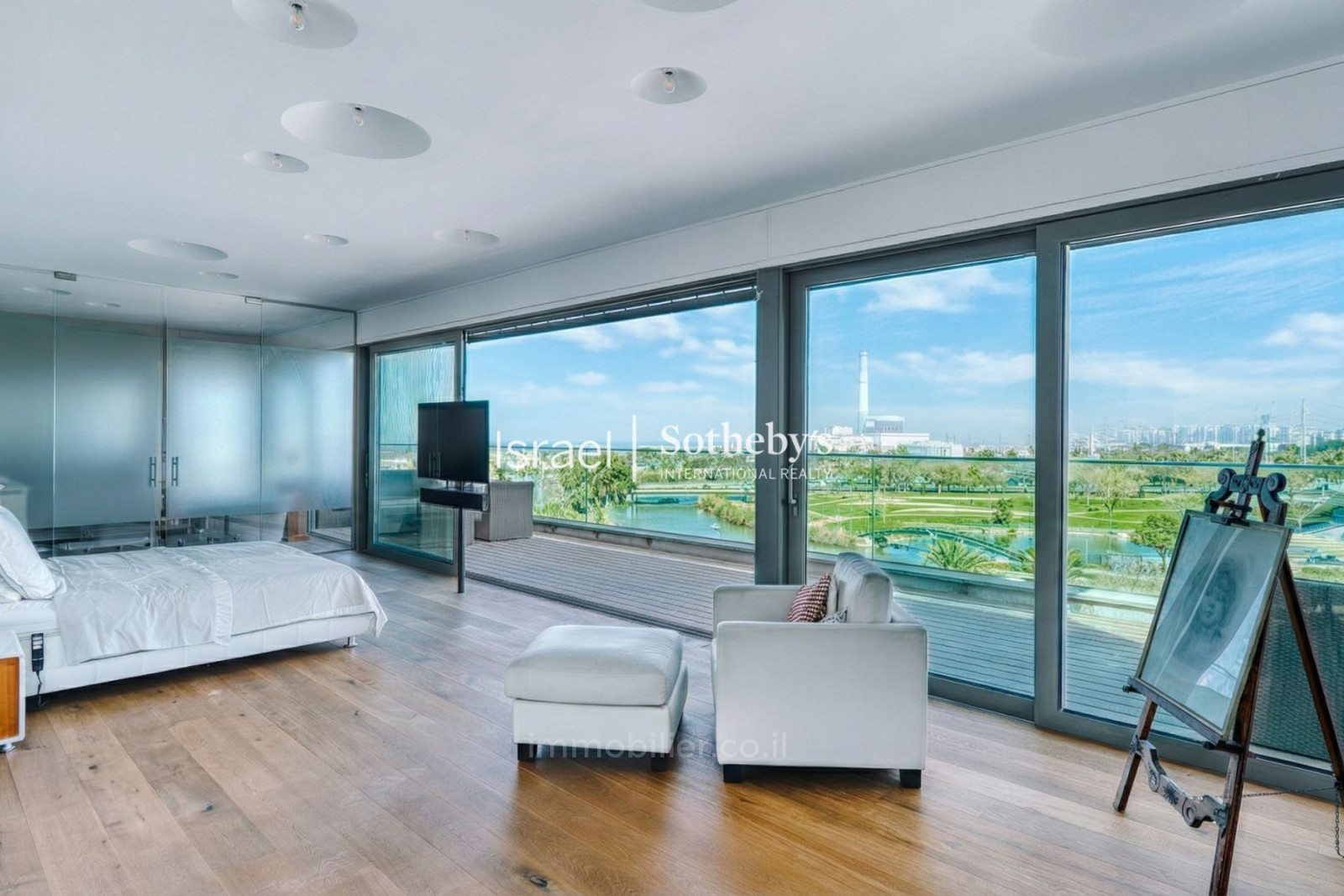 Жилой квартал Penthouse villa occupant un etage entier dans le vieux nord de tel aviv a cote du parc yarkon