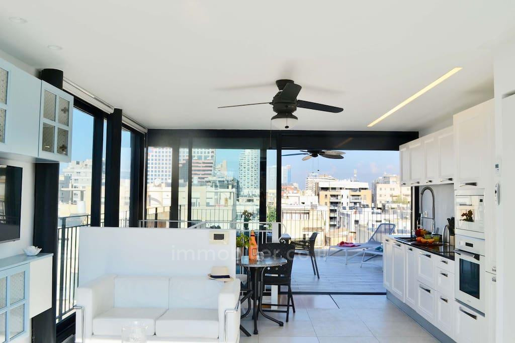 Wohnviertel Penthouse duplex dexception rue zrubavel tel aviv