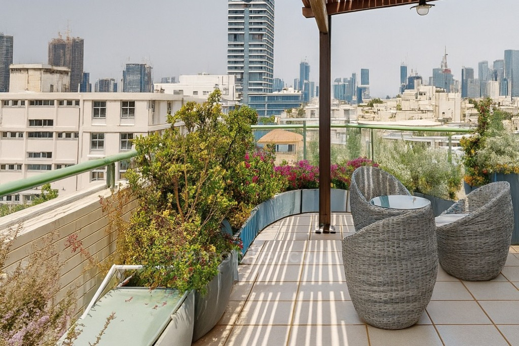 Dzielnica mieszkaniowa Penthouse duplex dexception rue mendeli moher sefarim tel aviv