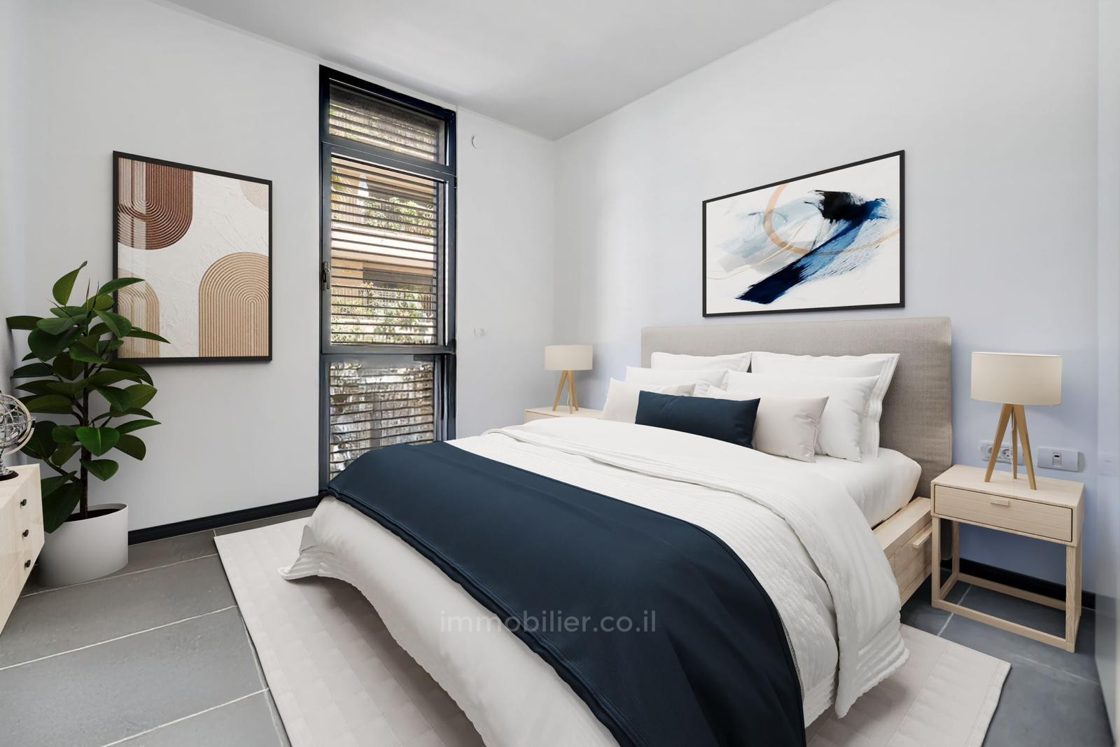 Wohnviertel A vendre appartement 3 pieces rue lapin tel aviv immeuble neuf apres tama 300m de la mer vue degagee