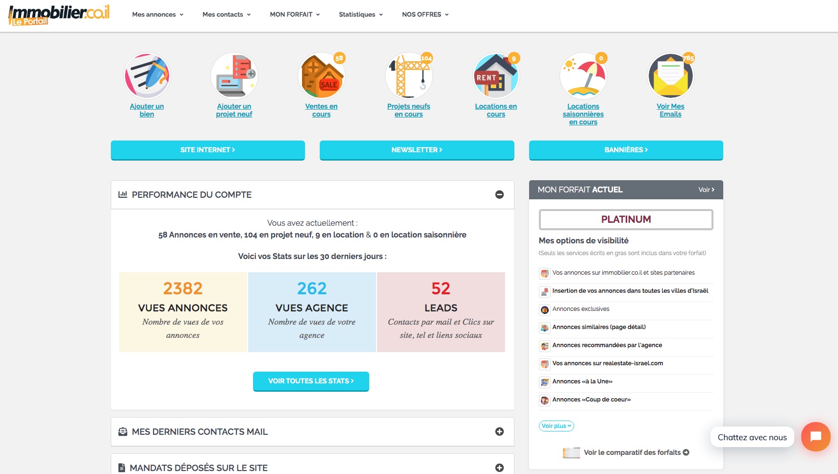 Espace Pro agences immobilier.co.il