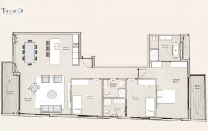 Apartamento 4 cômodos Tel Aviv Região marítima
