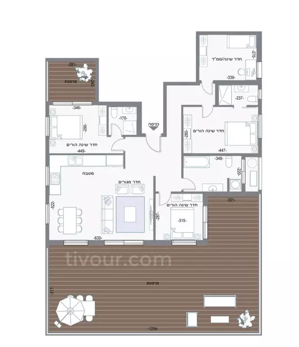 Apartamento 2 cômodos Bat yam Bat yam 210-IBL-2119