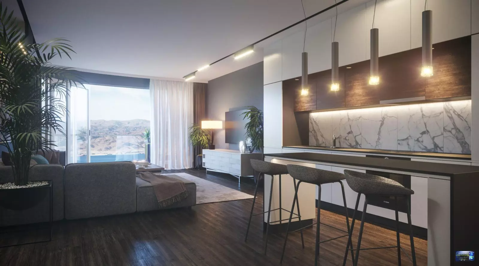 Apartamento 2 cômodos Eilat Eilat 288-IBL-464