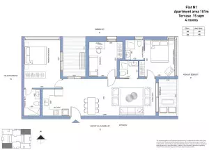 Apartamento 4 cômodos Tel Aviv Lev Tel-Aviv
