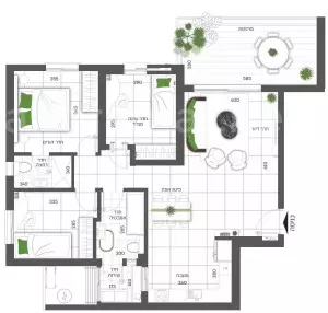 Квартира 4 комнат Netivot Neve sharon