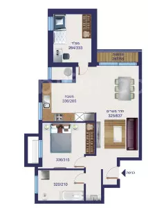 Квартира 2 комнат Bat yam Bat yam