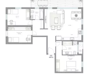 Квартира 3 комнат Tel Aviv Dizengof